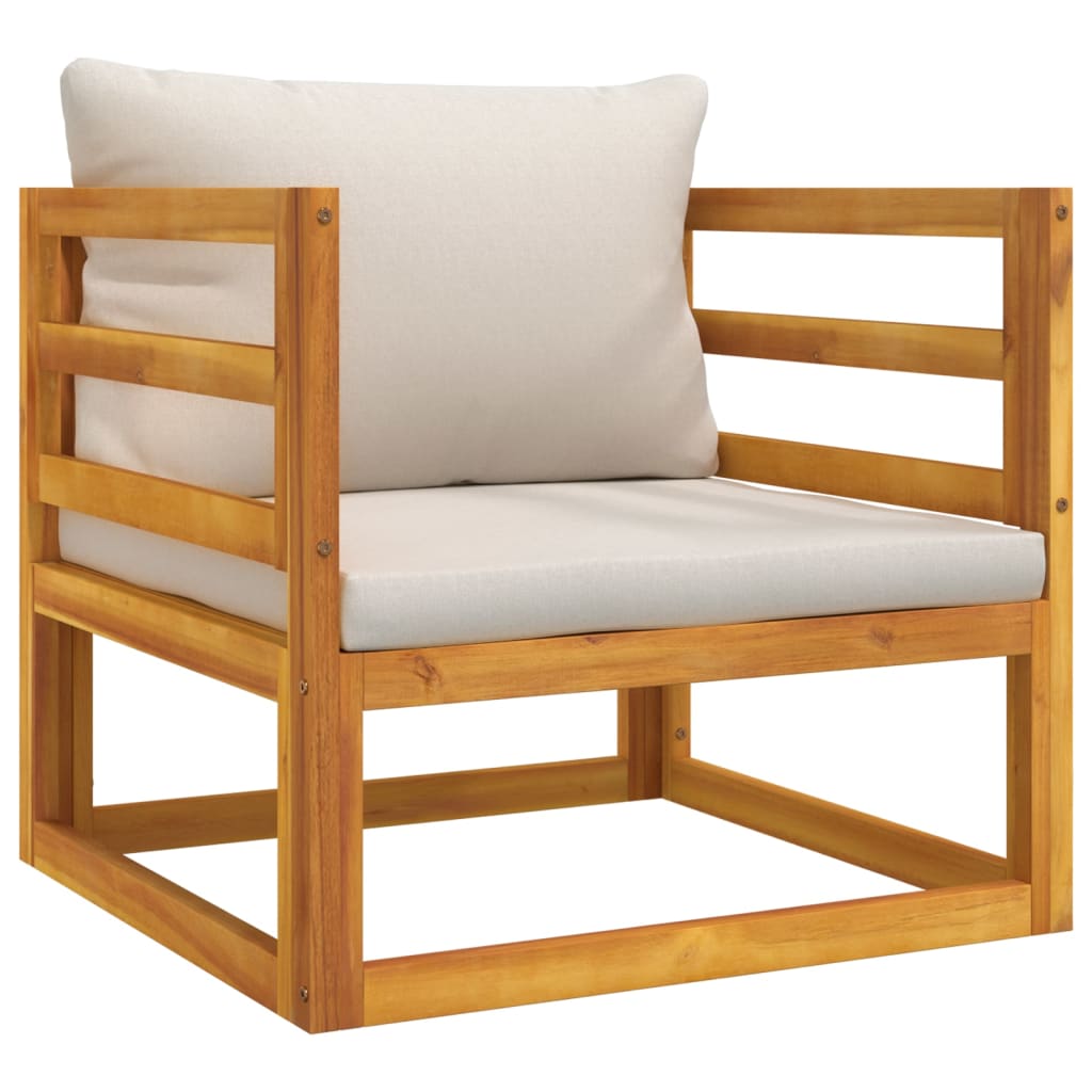 vidaXL Set mobilier grădină, perne gri deschis, 7 piese, lemn masiv vidaXL Set mobilier grădină, perne gri deschis, 7 piese, lemn masiv