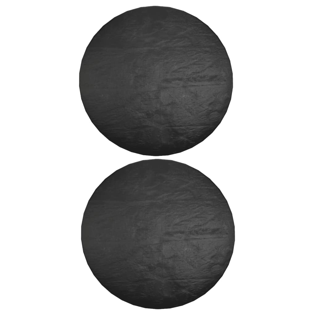 vidaXL Huse mobilier de grădină, 2 buc., 6 ocheți, rotund, Ø125x75 cm vidaXL Huse mobilier de grădină, 2 buc., 6 ocheți, rotund, Ø125x75 cm