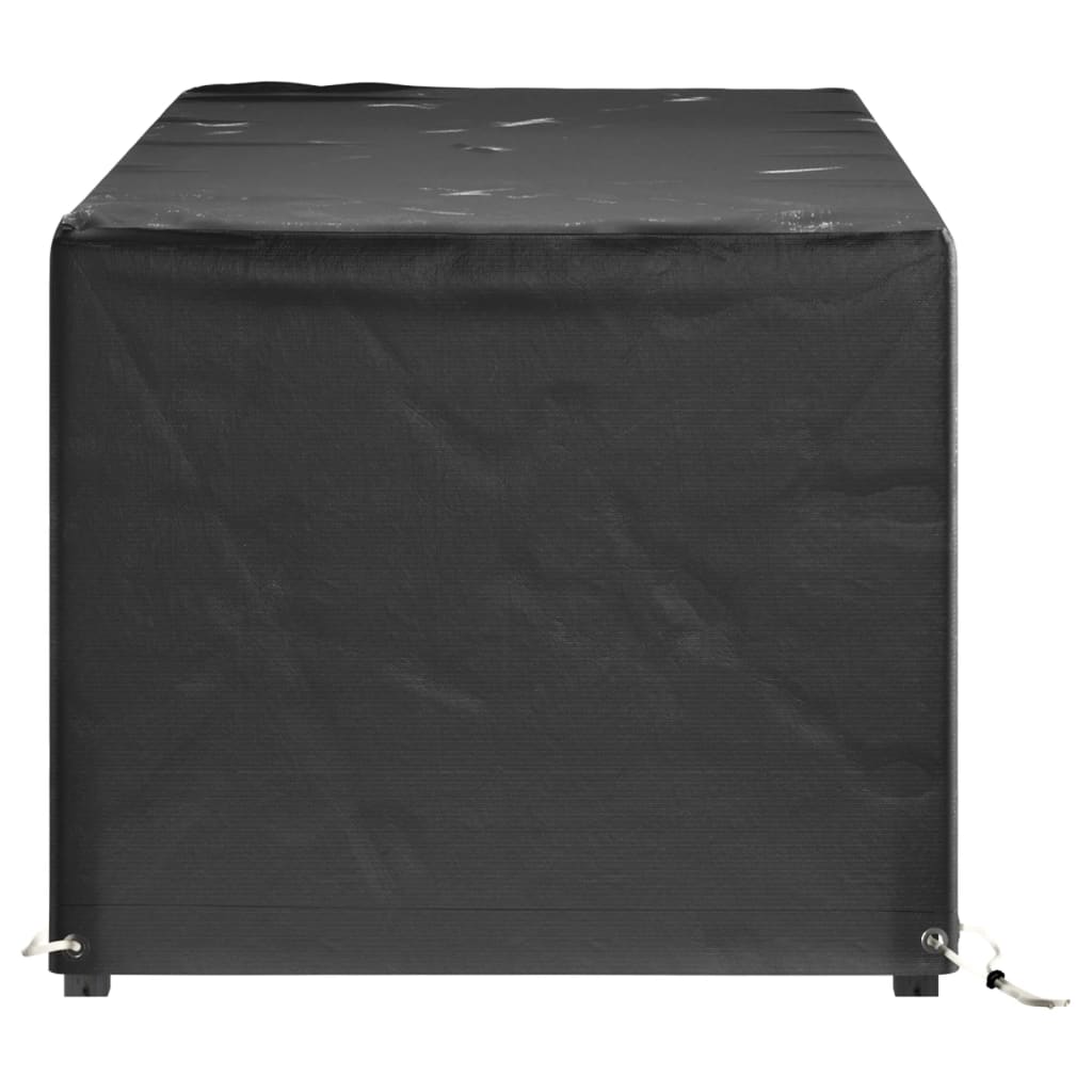 vidaXL Husă mobilă grădină, 2 buc, 8 ocheți, 192x82x65 cm, rectangular