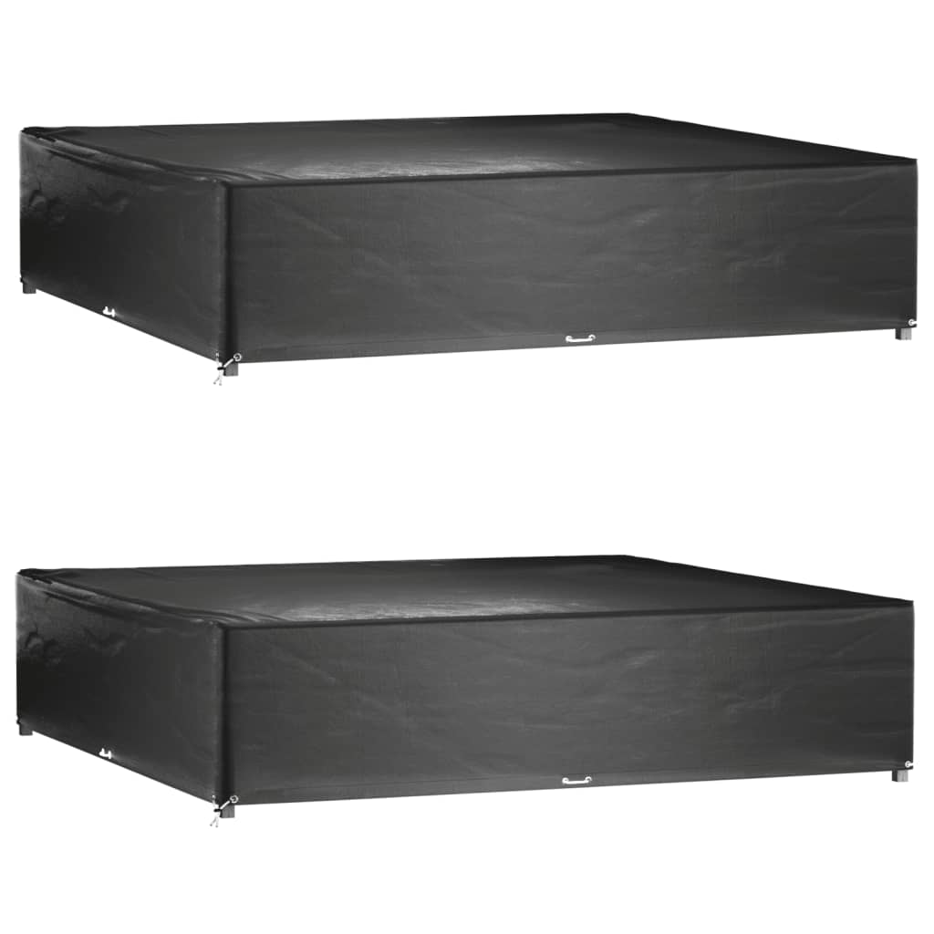 vidaXL Huse mobilier grădină, 2 buc, 16 ocheți, 240x240x55 cm, pătrat vidaXL Huse mobilier grădină, 2 buc, 16 ocheți, 240x240x55 cm, pătrat