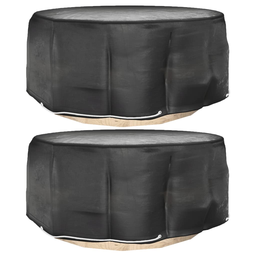 vidaXL Huse mobilier de grădină, 2 buc., 10 ocheți, rotund, Ø230x90 cm vidaXL Huse mobilier de grădină, 2 buc., 10 ocheți, rotund, Ø230x90 cm