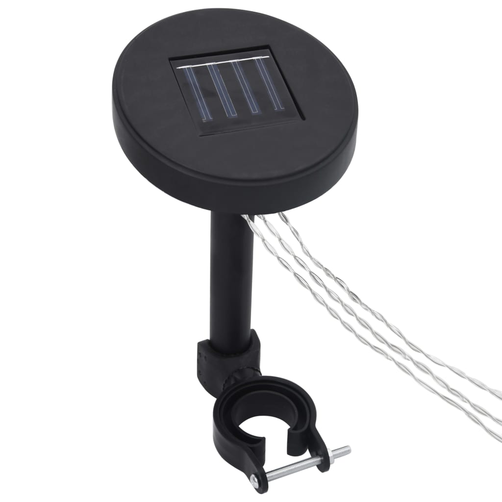 vidaXL Instalație de lumini cu LED pentru foișor, cu panou solar vidaXL Instalație de lumini cu LED pentru foișor, cu panou solar