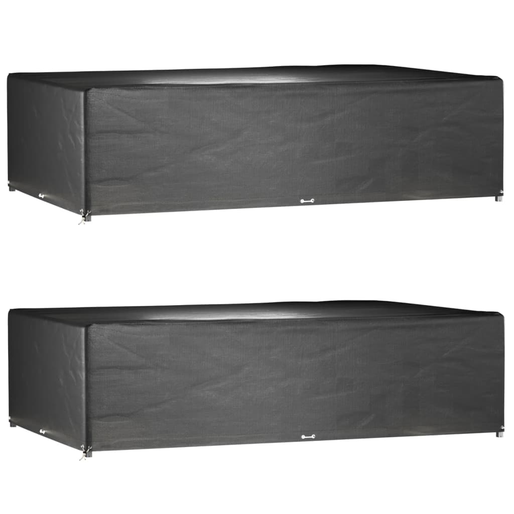vidaXL Huse mobilier grădină, 2 buc, 16 ocheți, 325x205x90 cm, pătrat vidaXL Huse mobilier grădină, 2 buc, 16 ocheți, 325x205x90 cm, pătrat