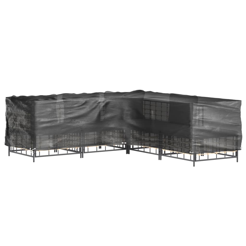 vidaXL Huse mobilier de grădină în formă de L 12 ocheți, 185x185x90 cm vidaXL Huse mobilier de grădină în formă de L 12 ocheți, 185x185x90 cm
