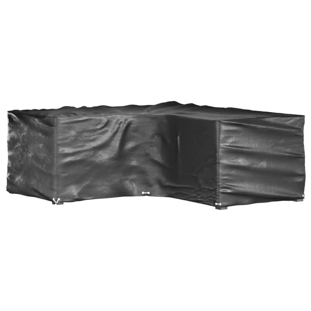 vidaXL Huse mobilier grădină formă L, 2 buc, 16 ocheți, 215x215x70 cm vidaXL Huse mobilier grădină formă L, 2 buc, 16 ocheți, 215x215x70 cm