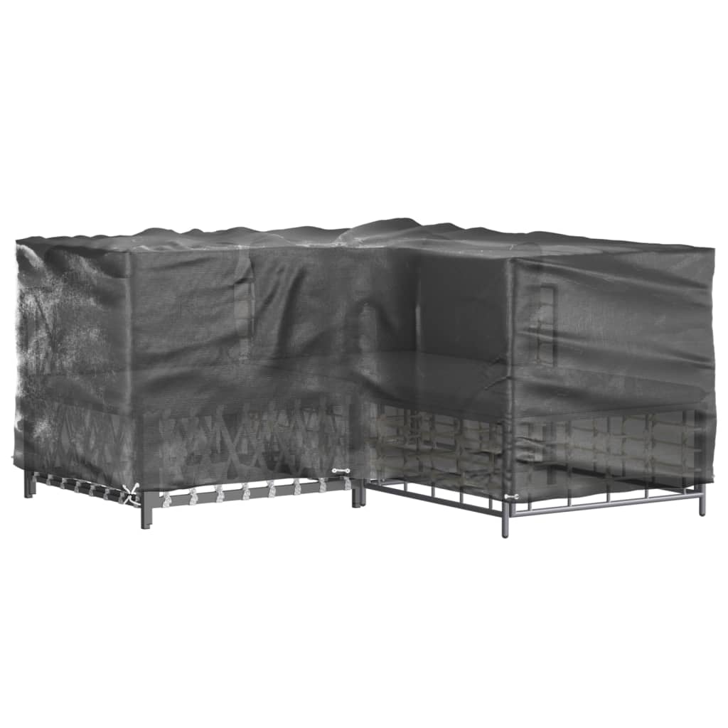 vidaXL Huse mobilier de grădină în formă de L 16 ocheți, 215x215x90 cm vidaXL Huse mobilier de grădină în formă de L 16 ocheți, 215x215x90 cm