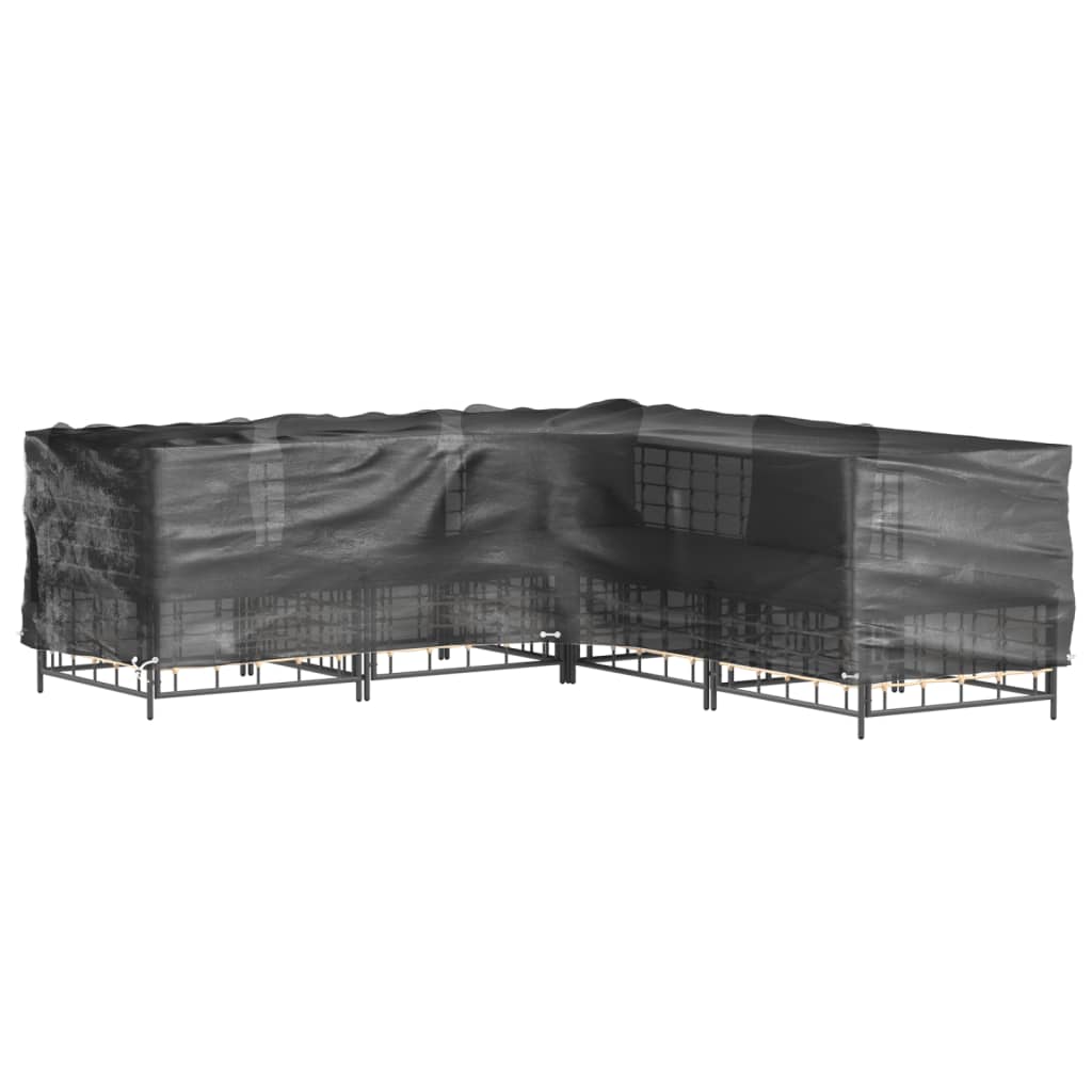 vidaXL Huse mobilier grădină formă L, 2 buc., 16 ocheți, 250x250x70 cm vidaXL Huse mobilier grădină formă L, 2 buc., 16 ocheți, 250x250x70 cm