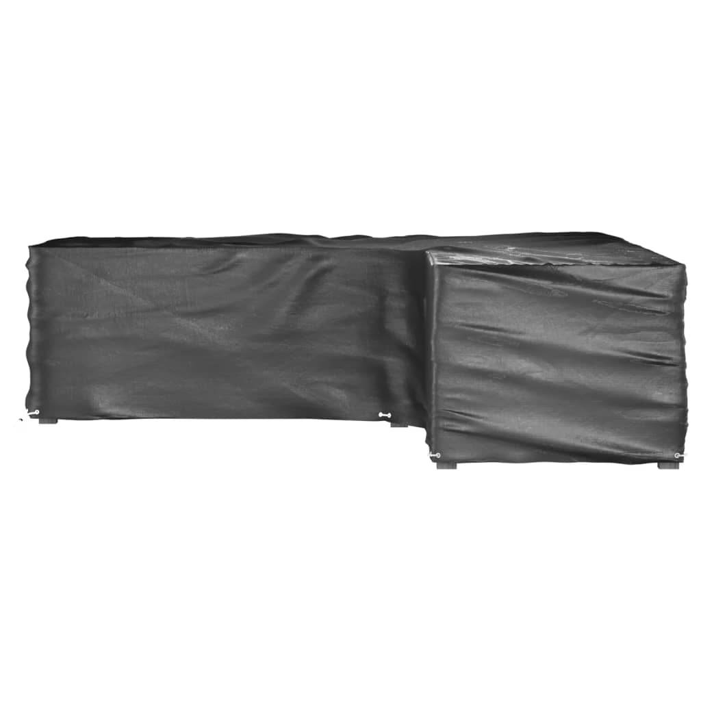 vidaXL Huse mobilier grădină formă L, 2 buc., 16 ocheți, 285x285x70 cm vidaXL Huse mobilier grădină formă L, 2 buc., 16 ocheți, 285x285x70 cm