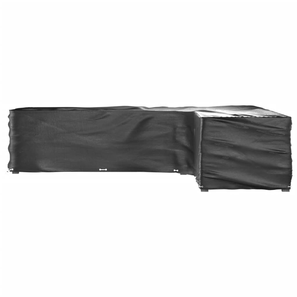 vidaXL Husă mobilier de grădină formă în L, 20 ocheți, 300x300x70 cm