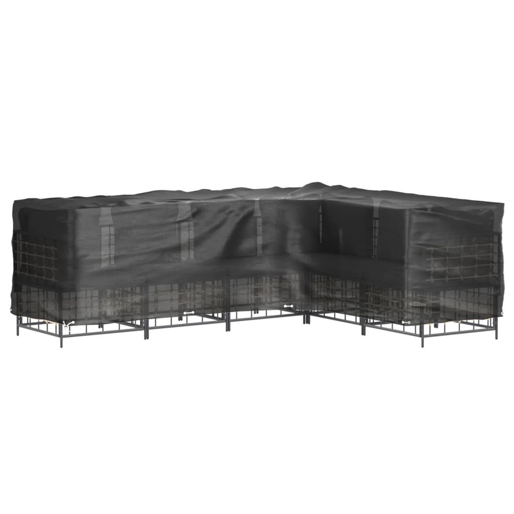 vidaXL Huse mobilier grădină formă L, 2 buc., 18 ocheți, 285x220x80 cm vidaXL Huse mobilier grădină formă L, 2 buc., 18 ocheți, 285x220x80 cm