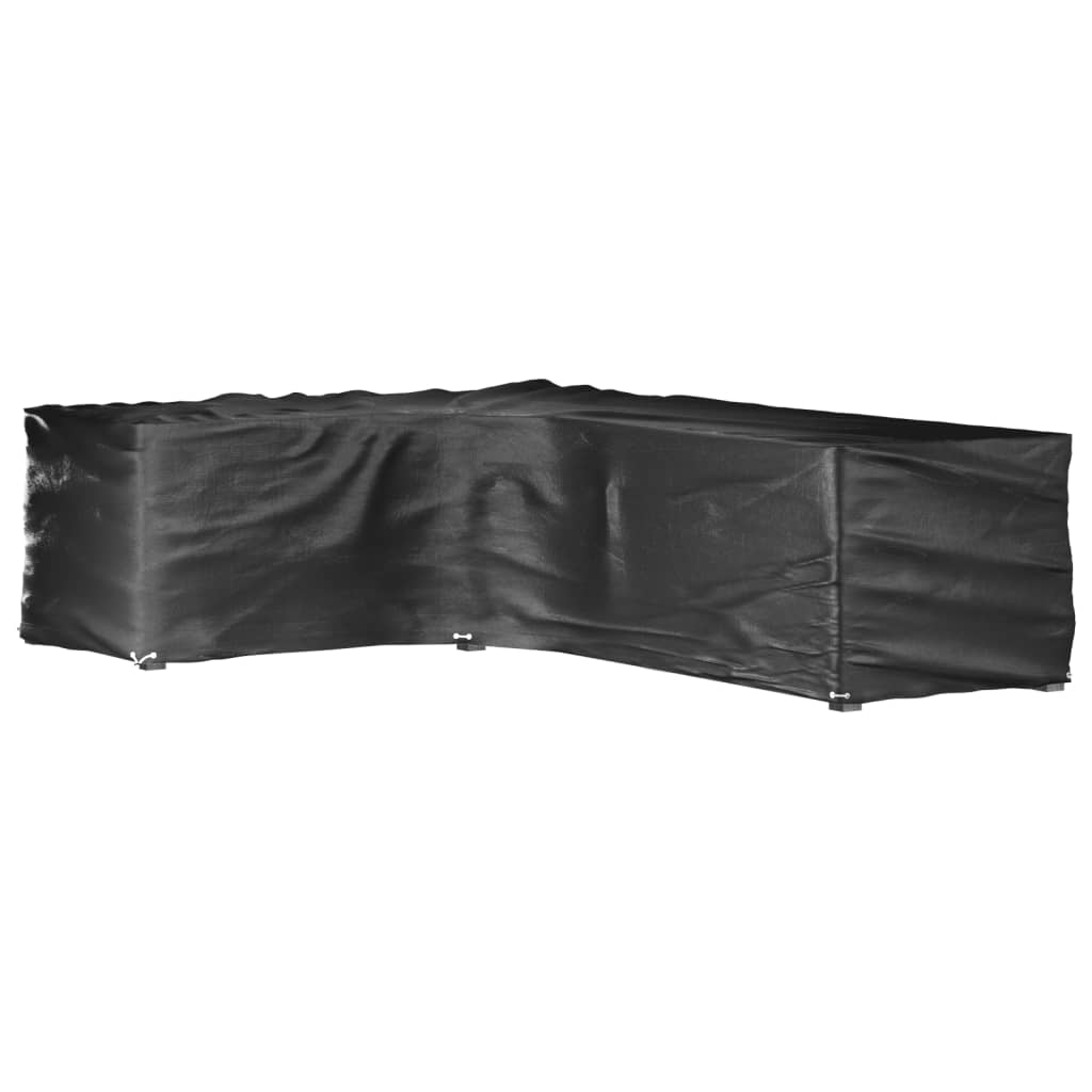 vidaXL Huse mobilier grădină formă L, 2 buc., 16 ocheți, 210x260x80 cm vidaXL Huse mobilier grădină formă L, 2 buc., 16 ocheți, 210x260x80 cm