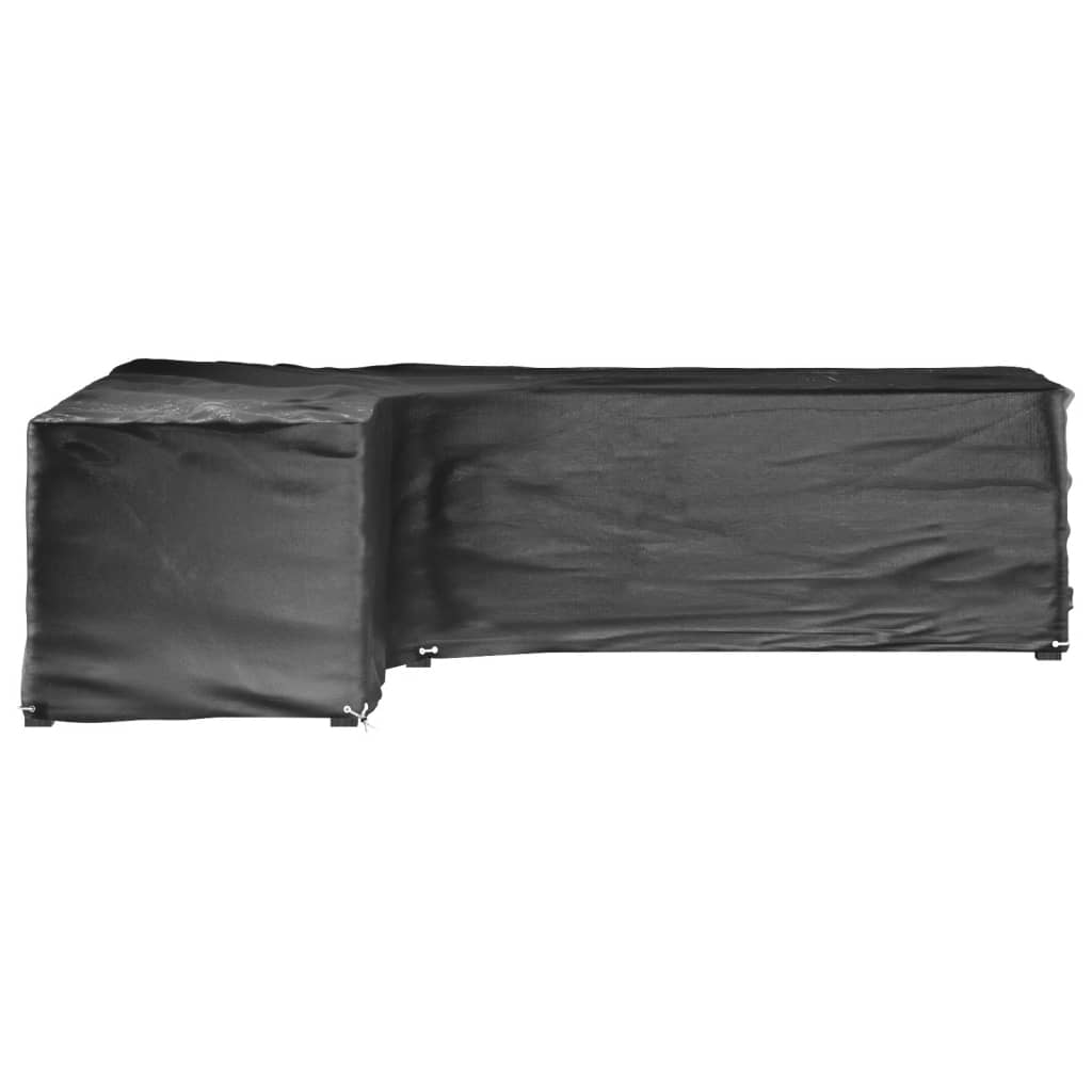 vidaXL Huse mobilier grădină formă L, 2 buc., 16 ocheți, 210x260x80 cm vidaXL Huse mobilier grădină formă L, 2 buc., 16 ocheți, 210x260x80 cm