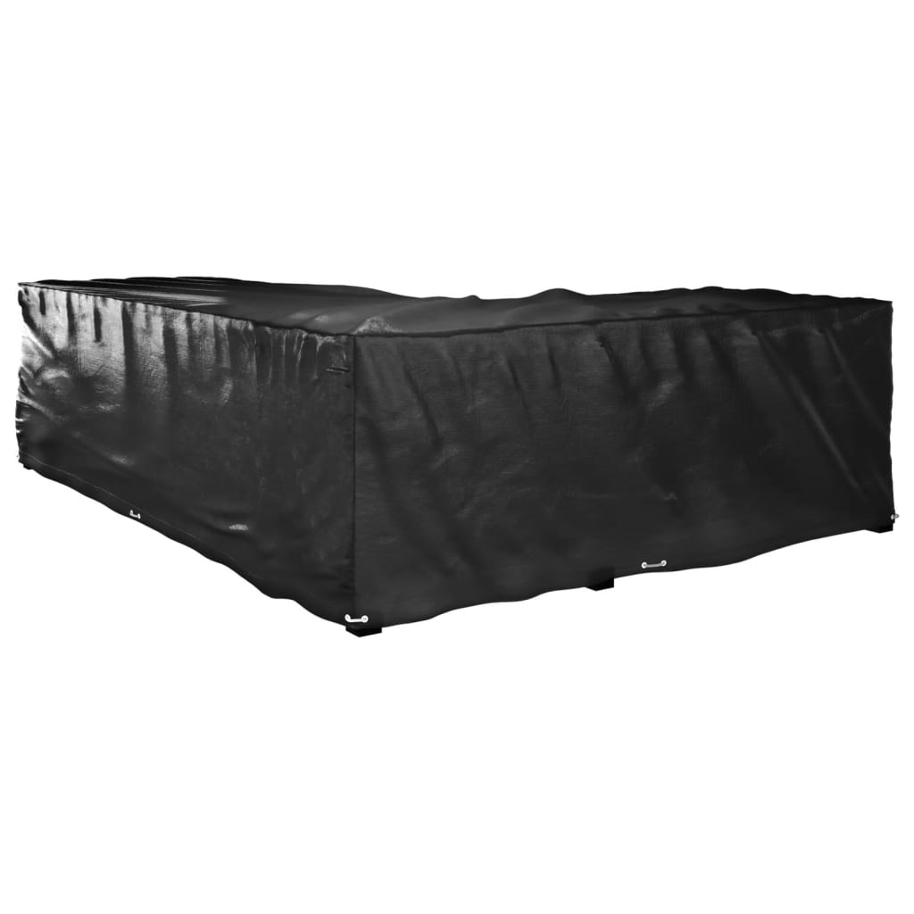 vidaXL Huse mobilier grădină formă L, 2 buc., 16 ocheți, 210x260x80 cm vidaXL Huse mobilier grădină formă L, 2 buc., 16 ocheți, 210x260x80 cm