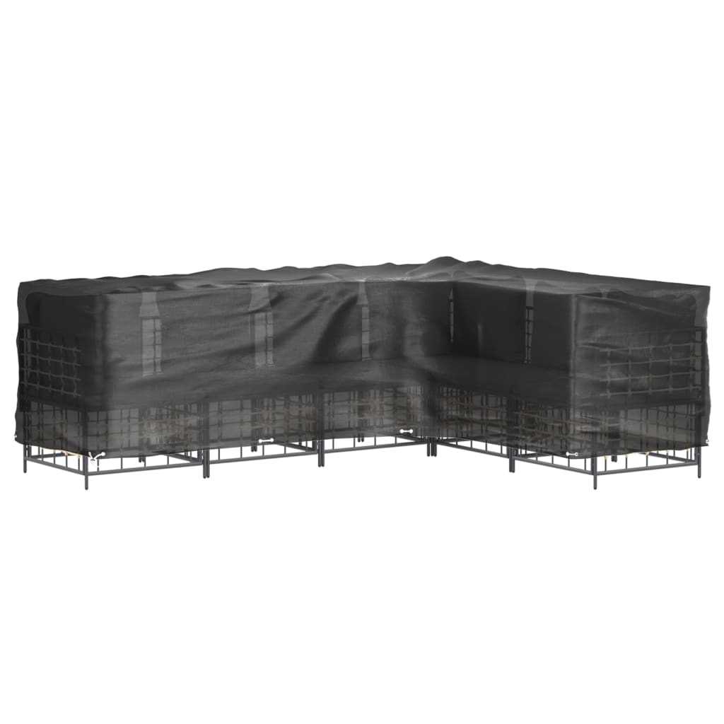 vidaXL Huse mobilier grădină formă L, 2 buc., 16 ocheți, 260x210x80 cm vidaXL Huse mobilier grădină formă L, 2 buc., 16 ocheți, 260x210x80 cm