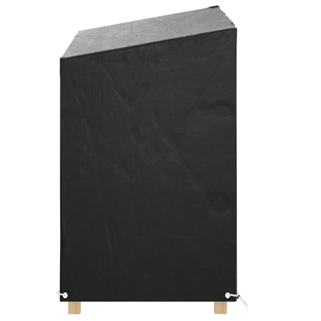 vidaXL Huse balansoar 2 buc, 8 ocheți 125x90x135/165 cm, polietilenă vidaXL Huse balansoar 2 buc, 8 ocheți 125x90x135/165 cm, polietilenă