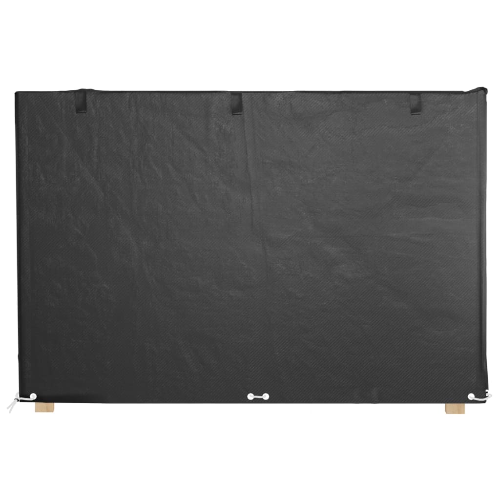 vidaXL Huse balansoar, 2 buc, 12 ocheți 215x150x130/150 cm polietilenă vidaXL Huse balansoar, 2 buc, 12 ocheți 215x150x130/150 cm polietilenă