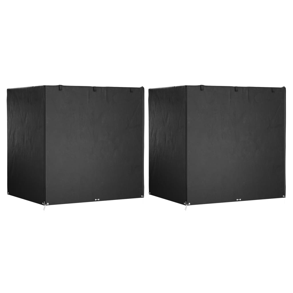 vidaXL Huse balansoar, 2 buc., 12 ocheți, 220x177x220 cm, polietilenă vidaXL Huse balansoar, 2 buc., 12 ocheți, 220x177x220 cm, polietilenă