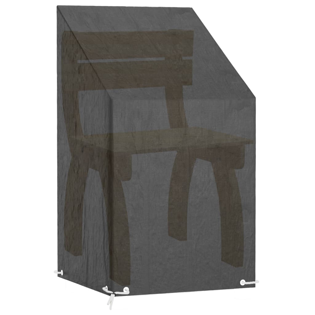 vidaXL Huse scaun grădină 2 buc, 8 ocheți 65x65x80/120 cm polietilenă vidaXL Huse scaun grădină 2 buc, 8 ocheți 65x65x80/120 cm polietilenă