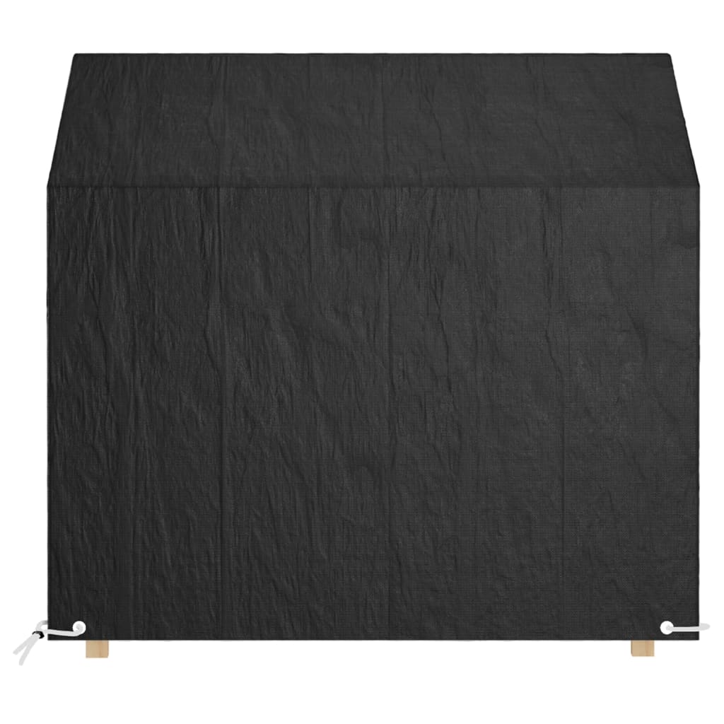 vidaXL Huse bancă grădină 2 buc 8 ocheți, 130x70x70/88 cm, polietilenă vidaXL Huse bancă grădină 2 buc 8 ocheți, 130x70x70/88 cm, polietilenă