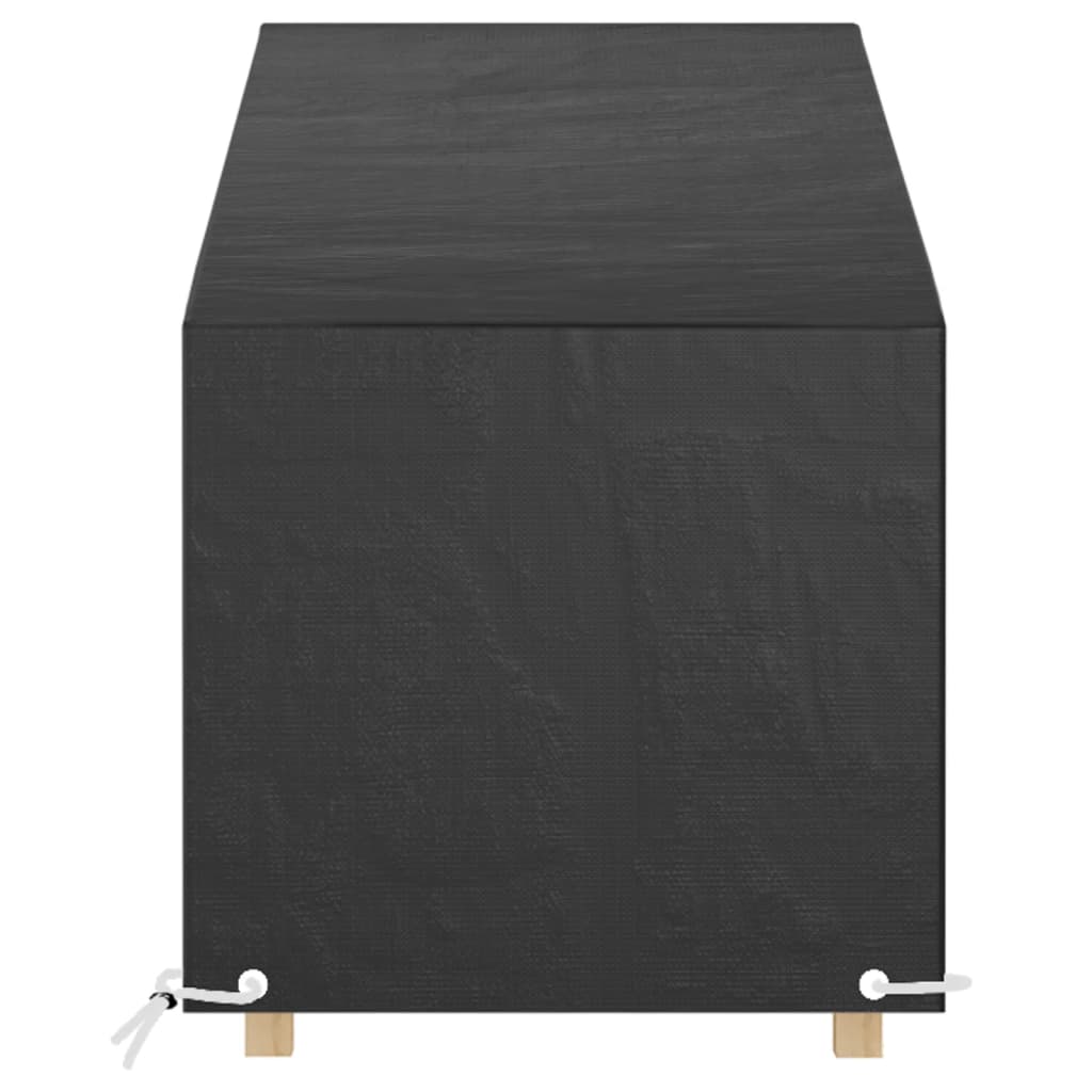 vidaXL Huse șezlong, 2 buc, 12 ocheți, 205x75x40/70 cm, polietilenă vidaXL Huse șezlong, 2 buc, 12 ocheți, 205x75x40/70 cm, polietilenă
