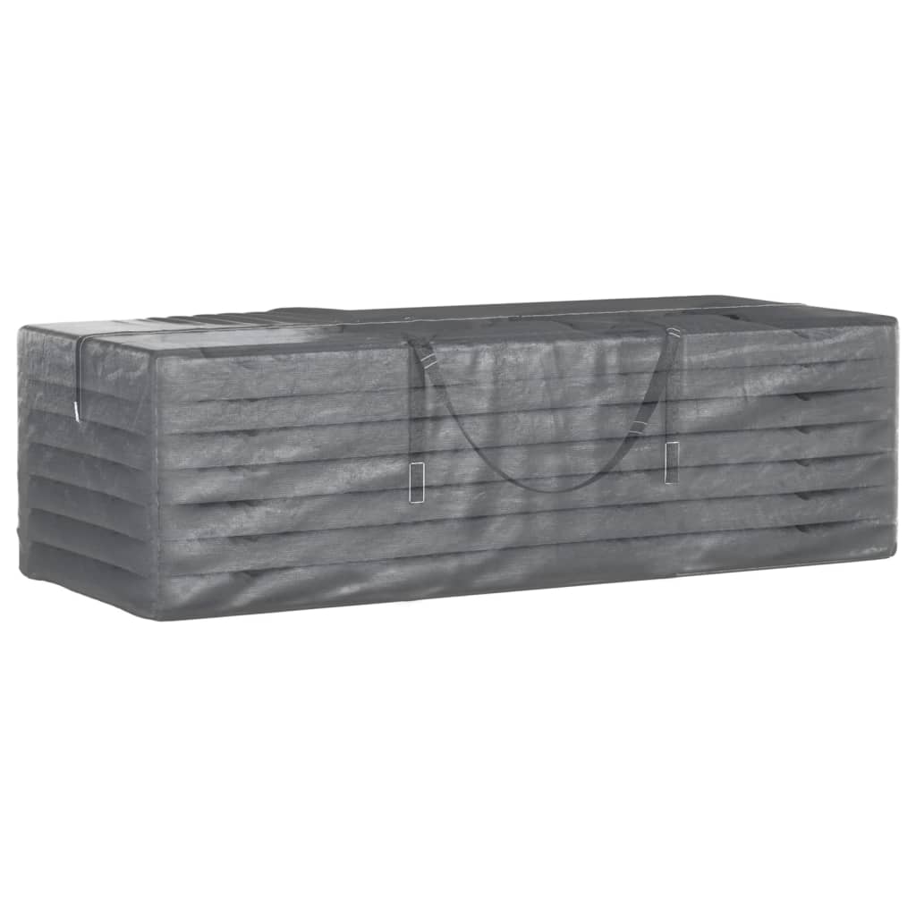 vidaXL Genți depozitare perne, 2 buc., negru 135x40x55 cm polietilenă vidaXL Genți depozitare perne, 2 buc., negru 135x40x55 cm polietilenă
