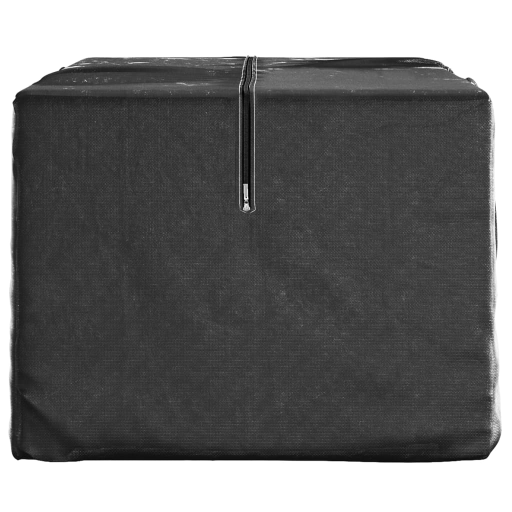 vidaXL Genți depozitare perne, 2 buc., negru, 150x75x75 cm polietilenă vidaXL Genți depozitare perne, 2 buc., negru, 150x75x75 cm polietilenă