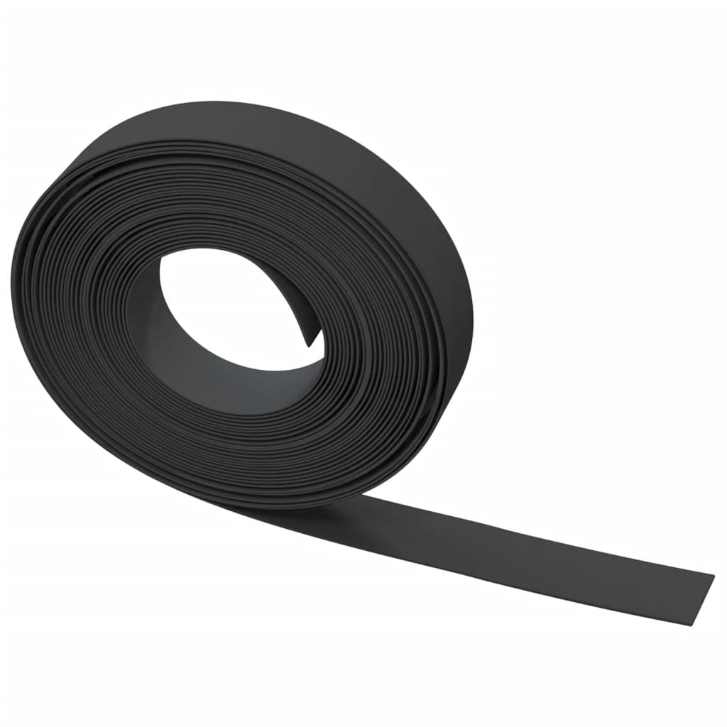 vidaXL Borduri de grădină, 5 buc, negru, 10 m 10 cm, polietilenă