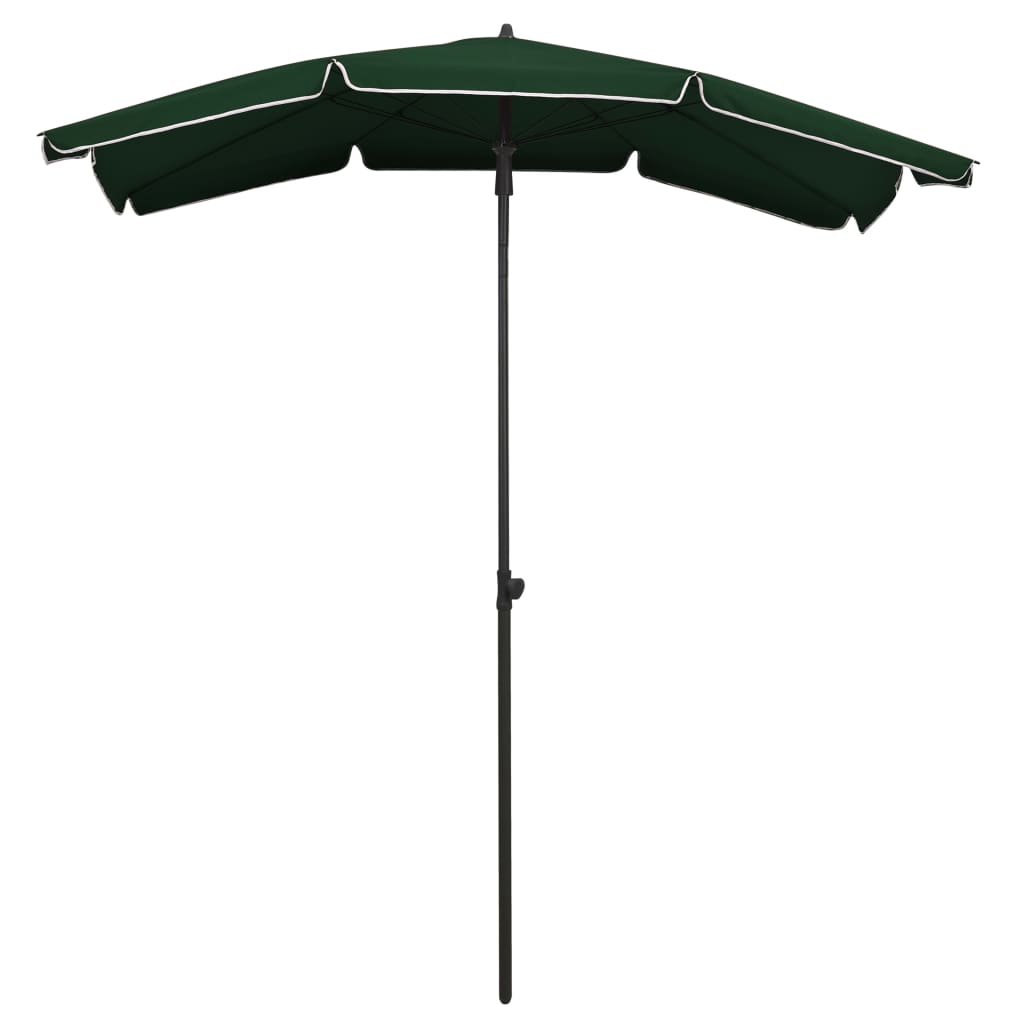 vidaXL Umbrelă de grădină cu stâlp, verde, 200x130 cm vidaXL Umbrelă de grădină cu stâlp, verde, 200x130 cm