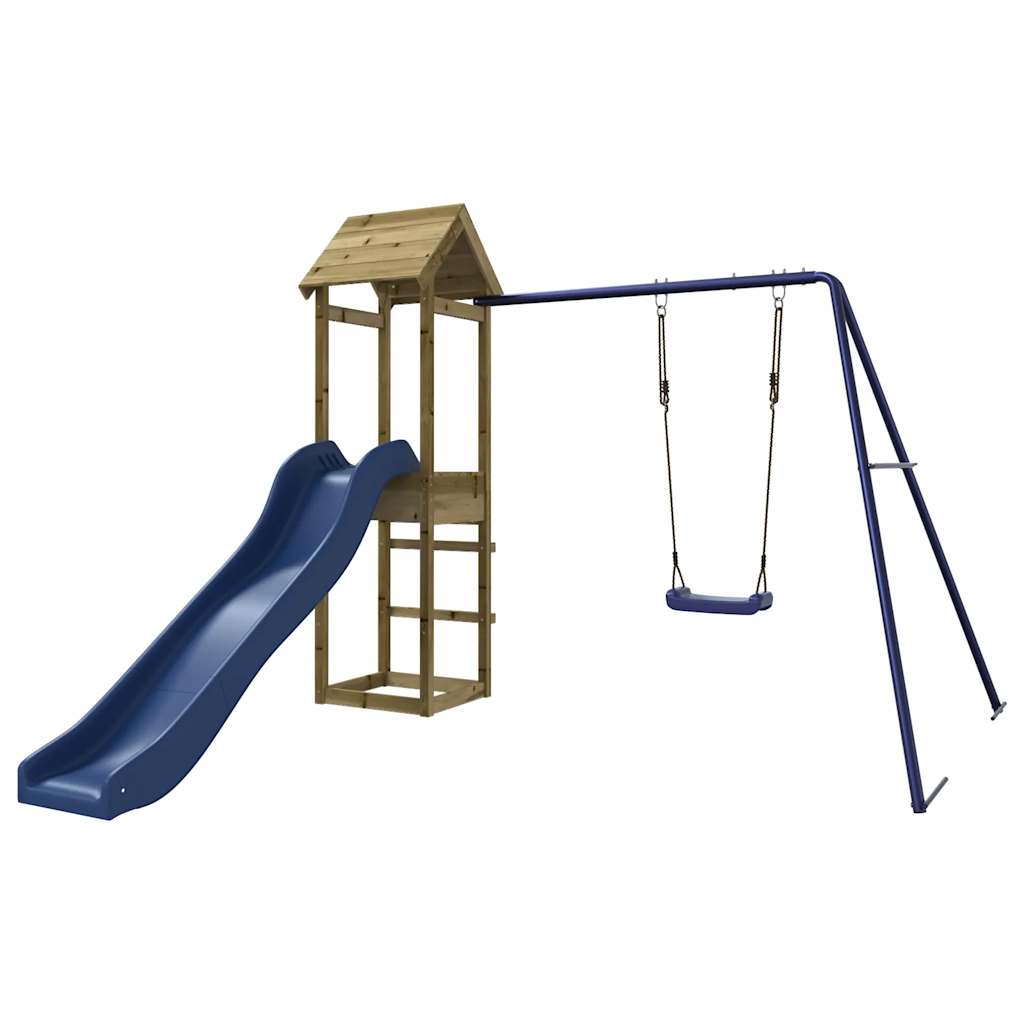 vidaXL Set de joacă pentru exterior, lemn de pin impregnat vidaXL Set de joacă pentru exterior, lemn de pin impregnat