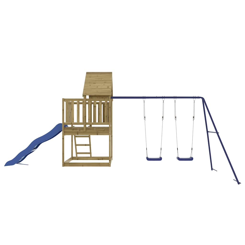 vidaXL Set de joacă pentru exterior, lemn de pin impregnat