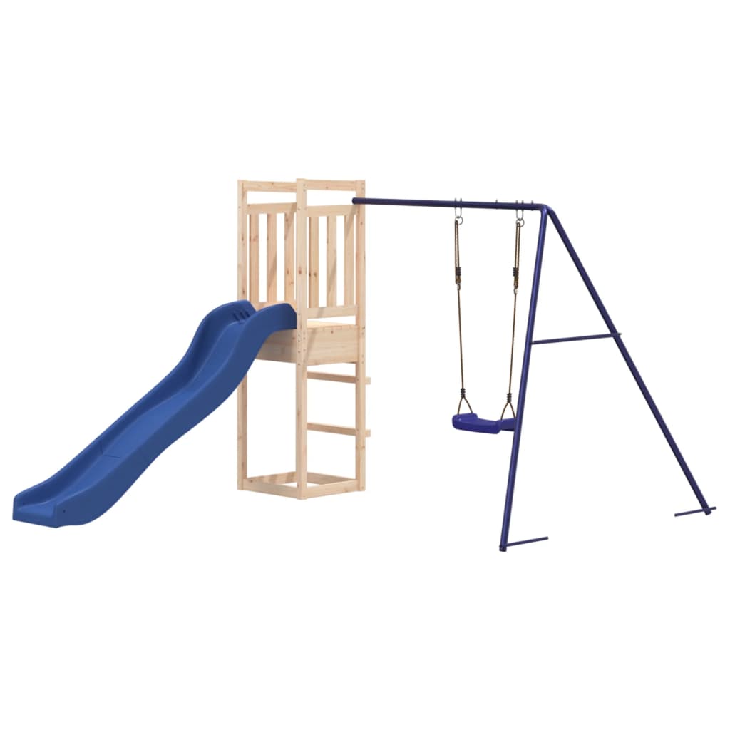 vidaXL Set de joacă pentru exterior, lemn masiv de pin vidaXL Set de joacă pentru exterior, lemn masiv de pin