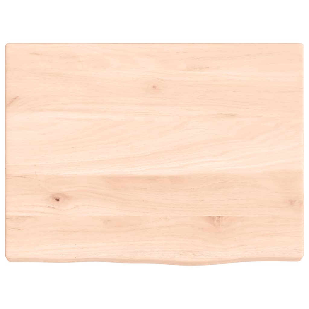 vidaXL Blat de baie, 40x30x2 cm, lemn masiv netratat vidaXL Blat de baie, 40x30x2 cm, lemn masiv netratat