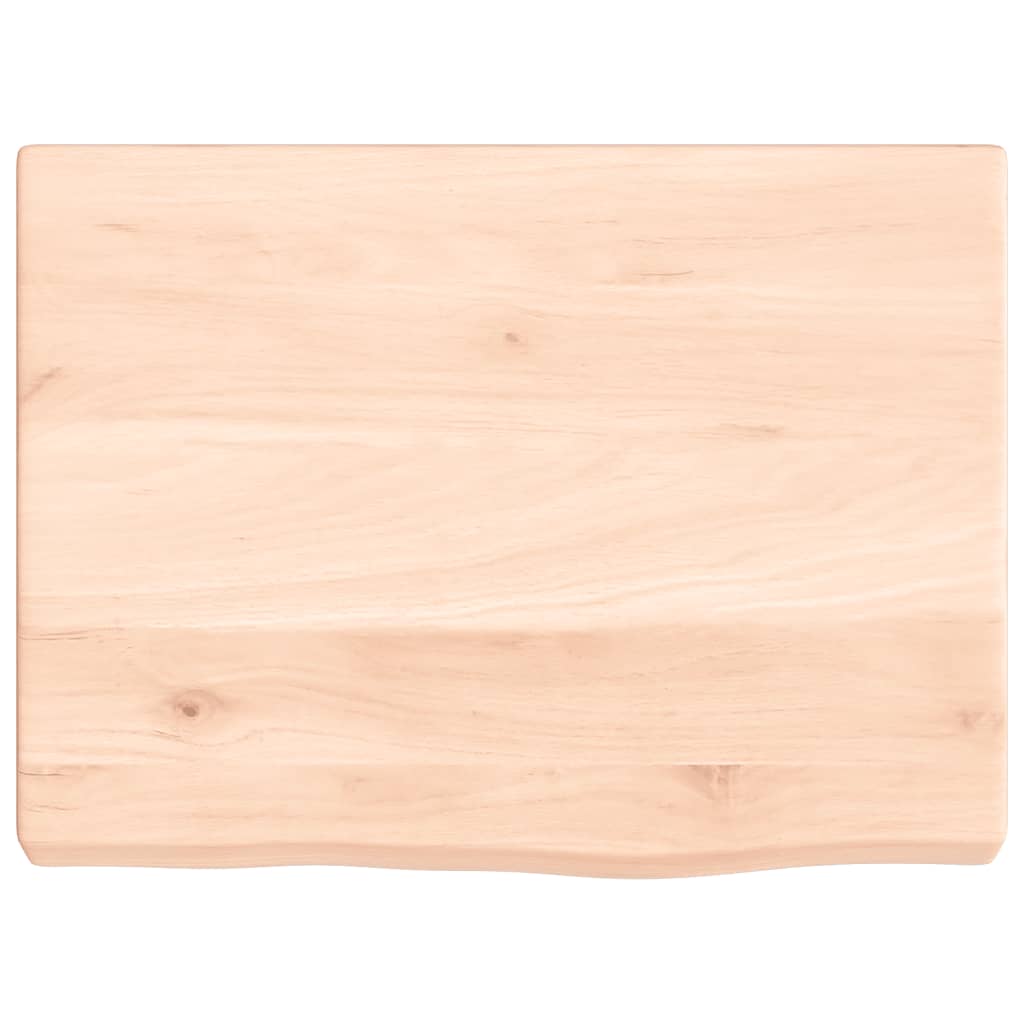 vidaXL Blat de baie, 40x30x(2-4) cm, lemn masiv netratat