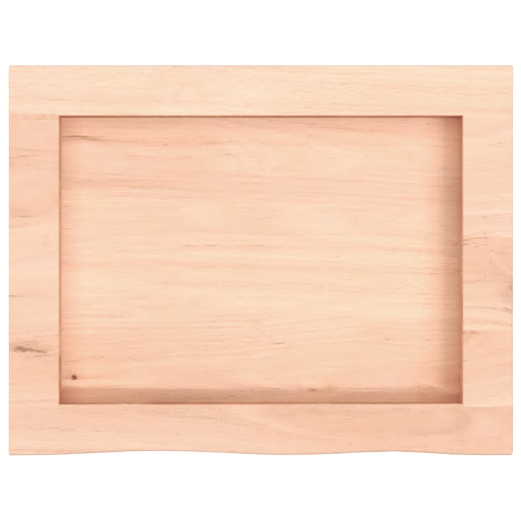 vidaXL Blat de baie, 40x30x(2-6) cm, lemn masiv netratat vidaXL Blat de baie, 40x30x(2-6) cm, lemn masiv netratat