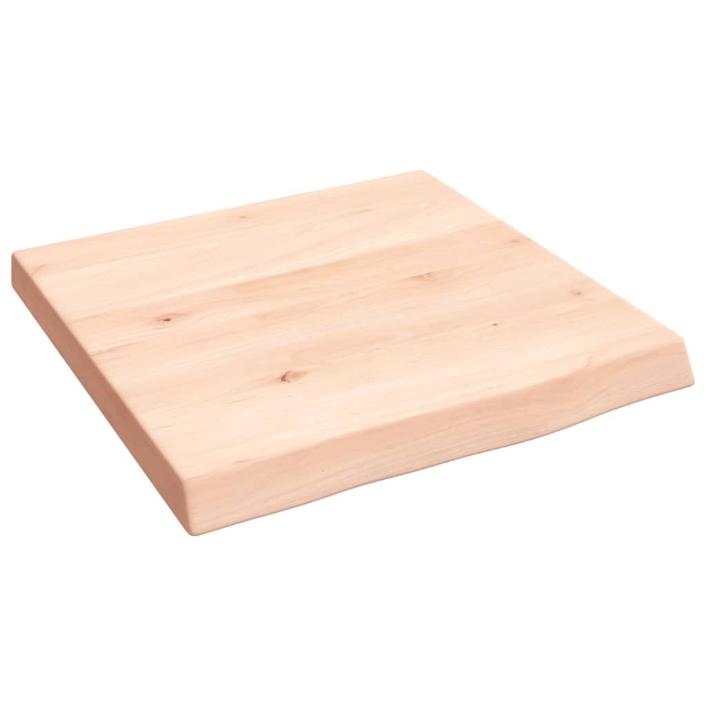 vidaXL Blat de baie, 40x40x(2-4) cm, lemn masiv netratat vidaXL Blat de baie, 40x40x(2-4) cm, lemn masiv netratat