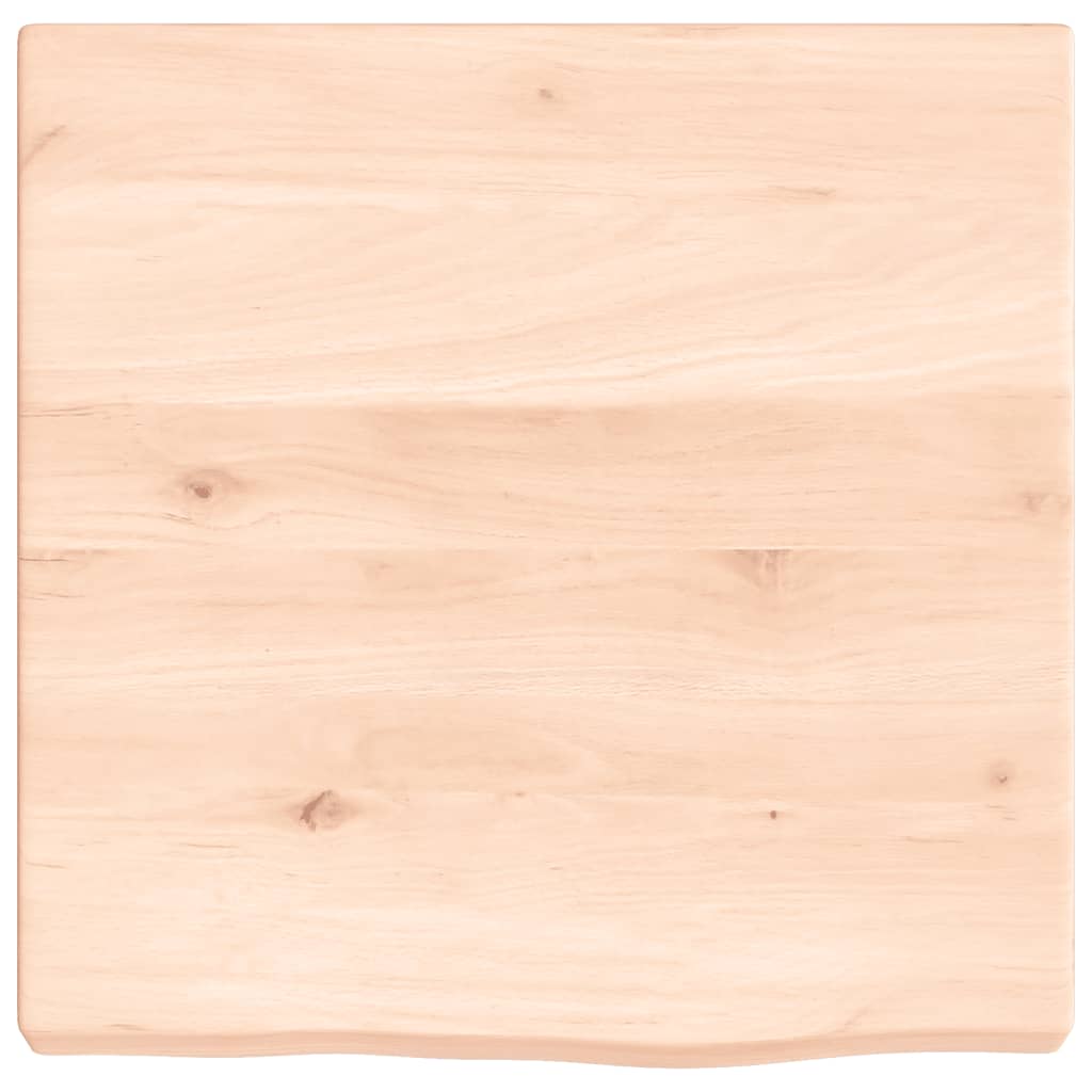 vidaXL Blat de baie, 40x40x(2-4) cm, lemn masiv netratat vidaXL Blat de baie, 40x40x(2-4) cm, lemn masiv netratat