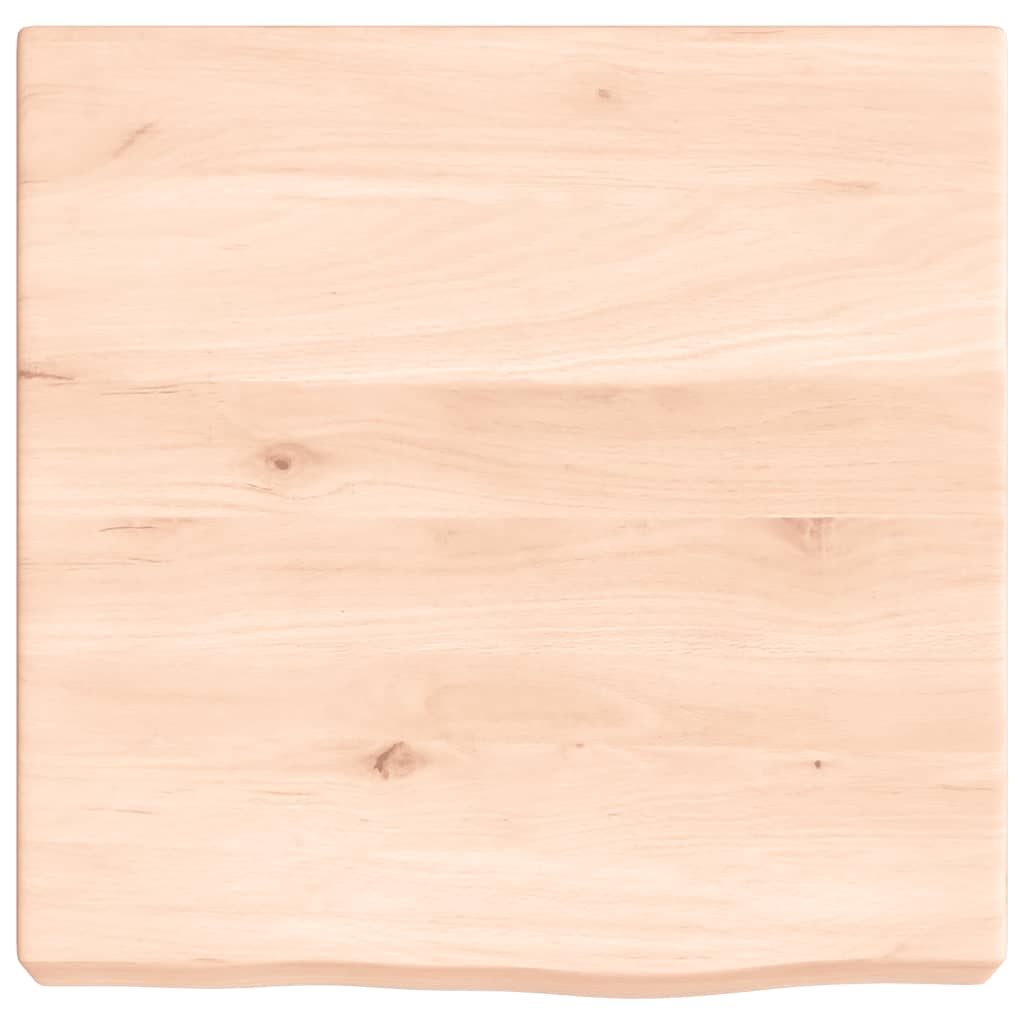 vidaXL Blat de baie, 40x40x(2-6) cm, lemn masiv netratat vidaXL Blat de baie, 40x40x(2-6) cm, lemn masiv netratat