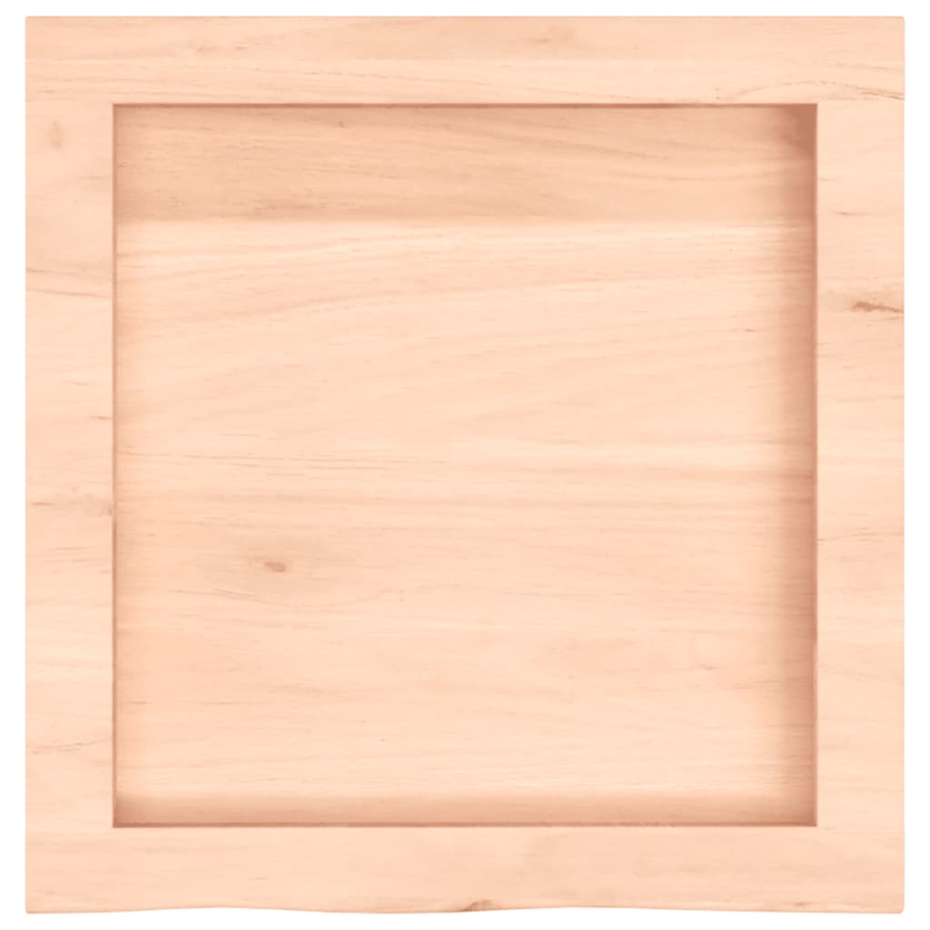 vidaXL Blat de baie, 40x40x(2-6) cm, lemn masiv netratat vidaXL Blat de baie, 40x40x(2-6) cm, lemn masiv netratat