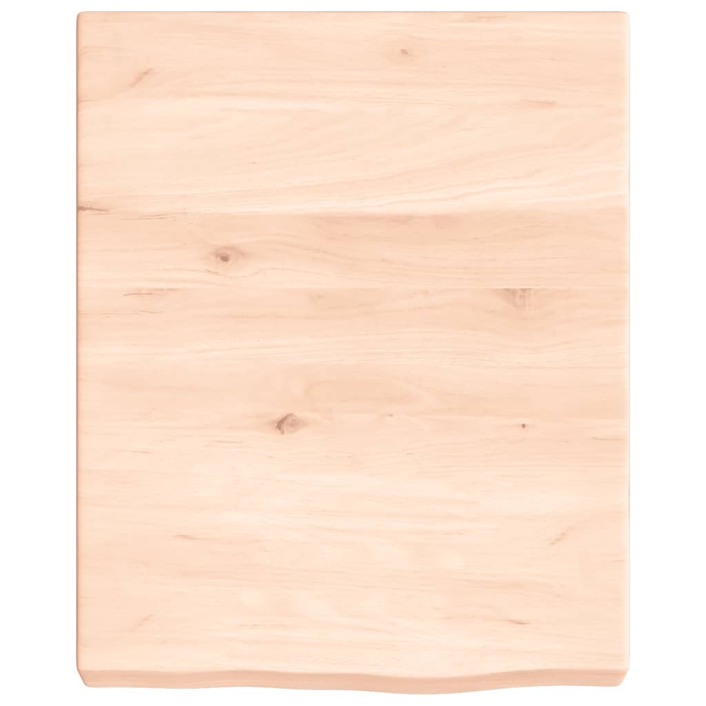 vidaXL Blat de baie, 40x50x(2-6) cm, lemn masiv netratat vidaXL Blat de baie, 40x50x(2-6) cm, lemn masiv netratat