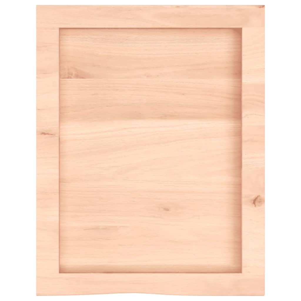 vidaXL Blat de baie, 40x50x(2-6) cm, lemn masiv netratat vidaXL Blat de baie, 40x50x(2-6) cm, lemn masiv netratat
