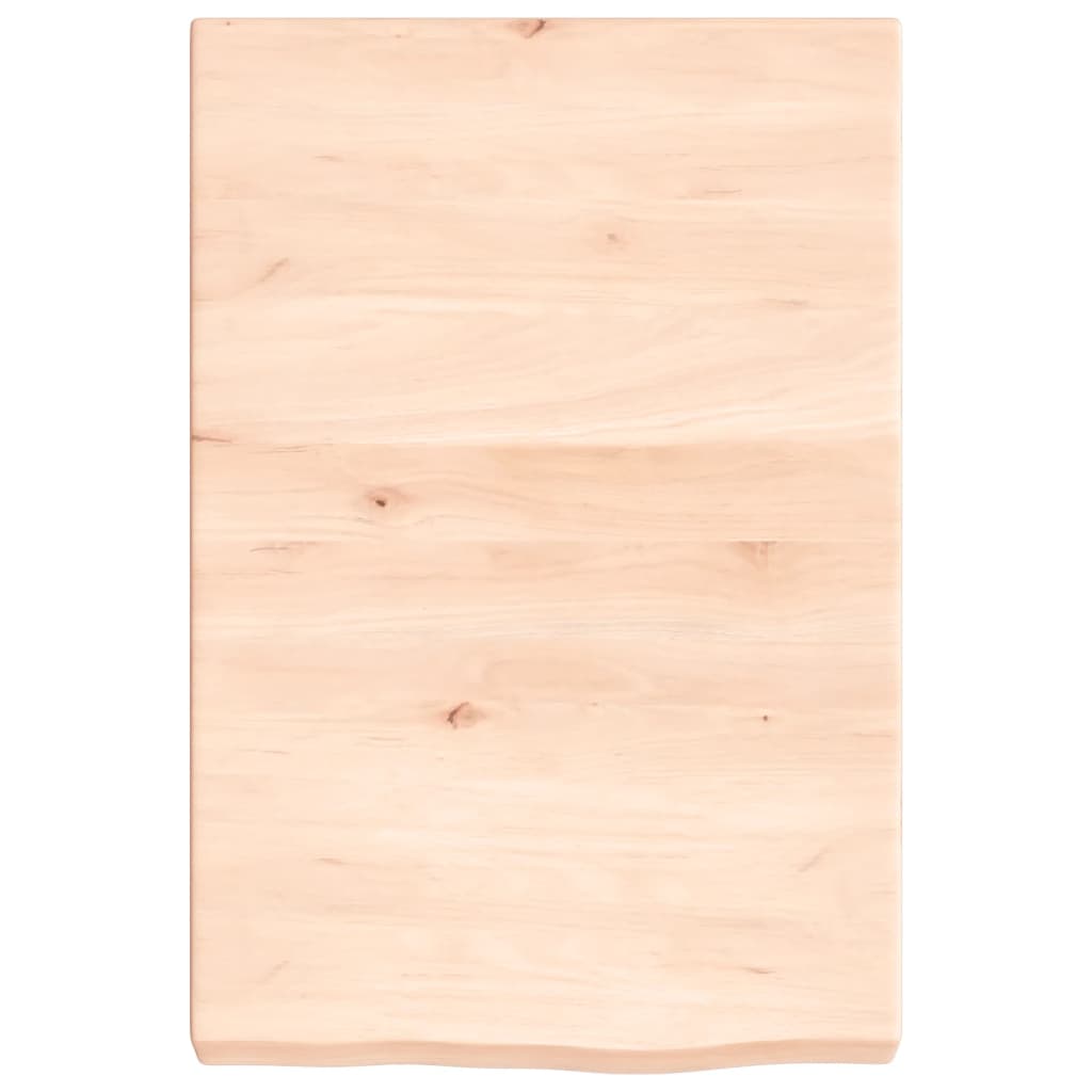 vidaXL Blat de baie, 40x60x(2-6) cm, lemn masiv netratat vidaXL Blat de baie, 40x60x(2-6) cm, lemn masiv netratat