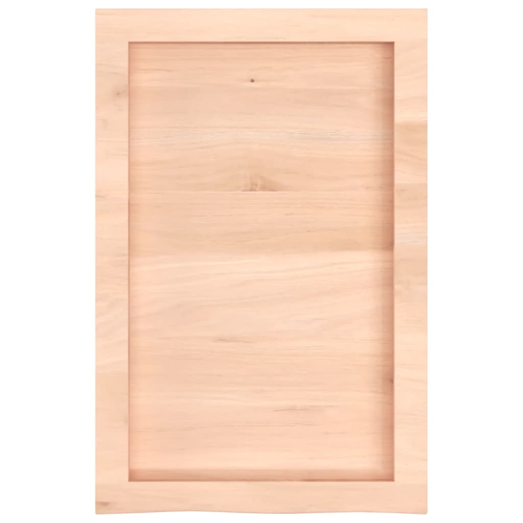 vidaXL Blat de baie, 40x60x(2-6) cm, lemn masiv netratat vidaXL Blat de baie, 40x60x(2-6) cm, lemn masiv netratat