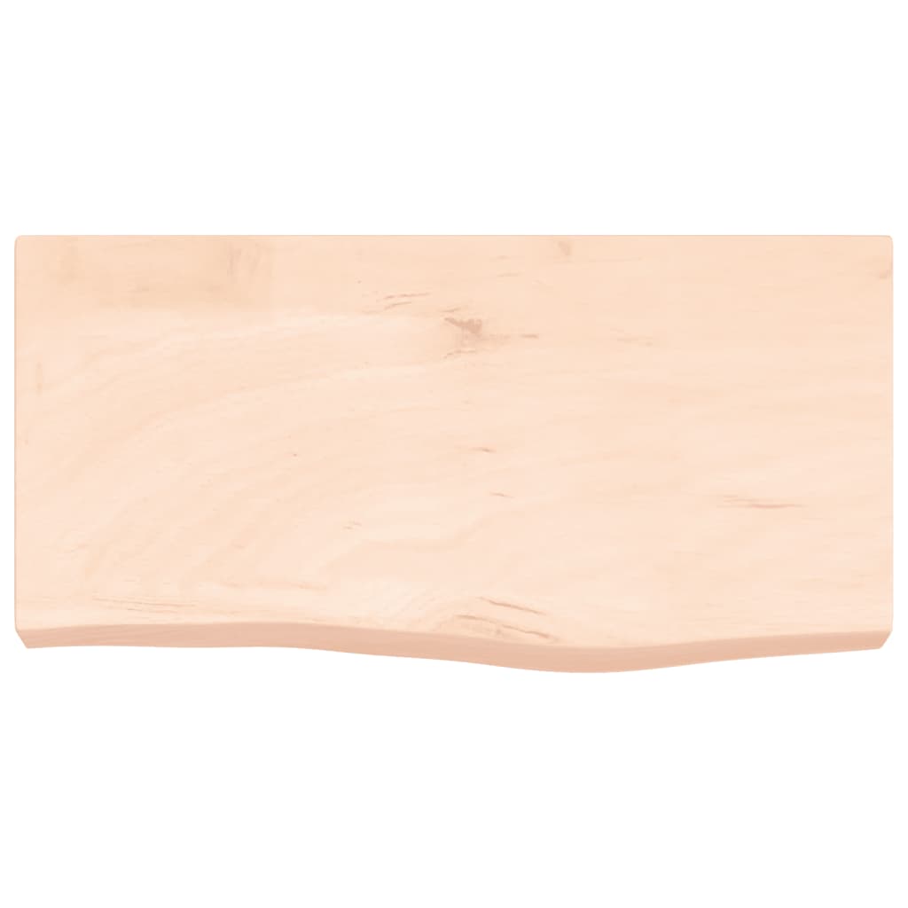 vidaXL Blat de baie, 60x30x(2-6) cm, lemn masiv netratat vidaXL Blat de baie, 60x30x(2-6) cm, lemn masiv netratat