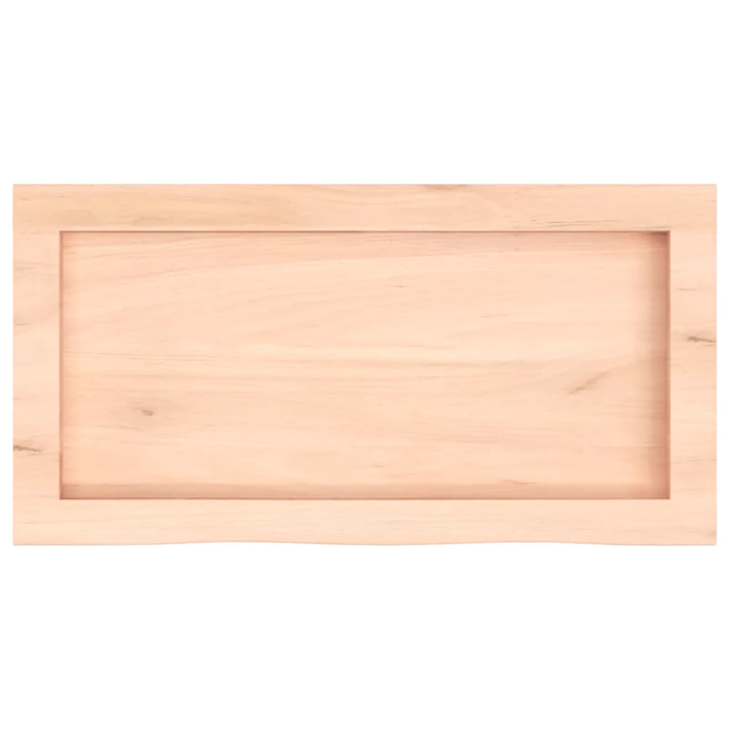 vidaXL Blat de baie, 60x30x(2-6) cm, lemn masiv netratat vidaXL Blat de baie, 60x30x(2-6) cm, lemn masiv netratat