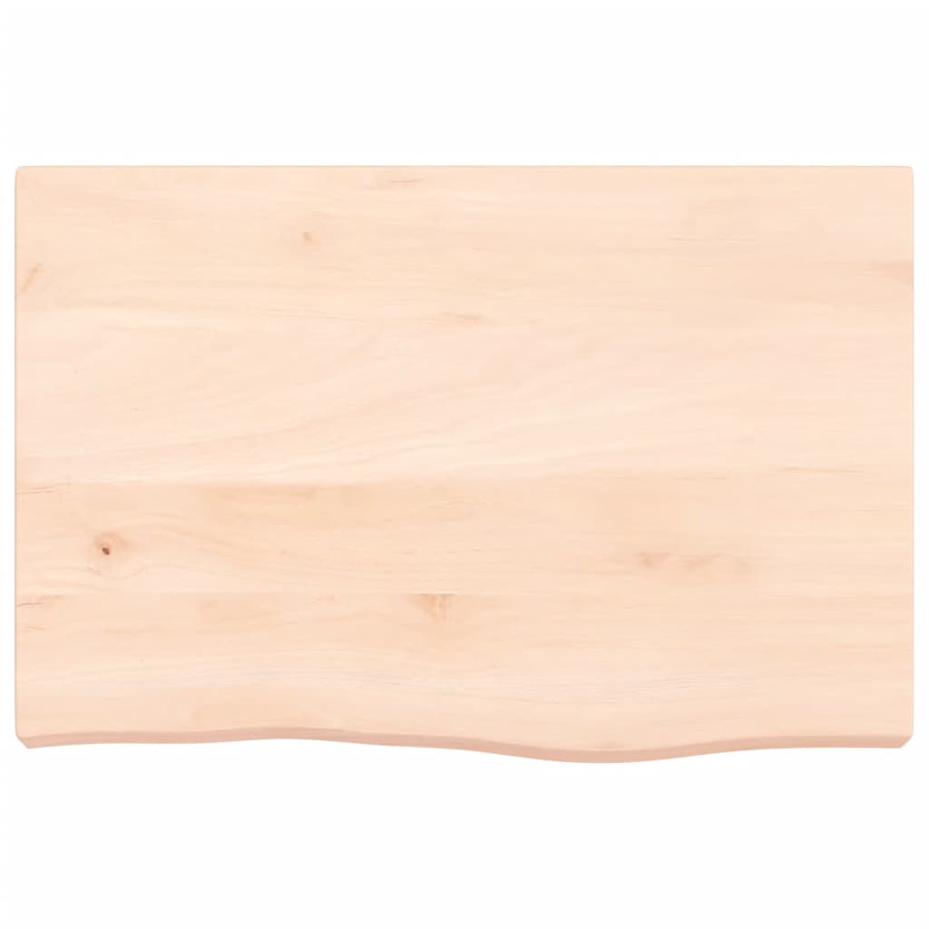 vidaXL Blat de baie, 60x40x(2-6) cm, lemn masiv netratat vidaXL Blat de baie, 60x40x(2-6) cm, lemn masiv netratat