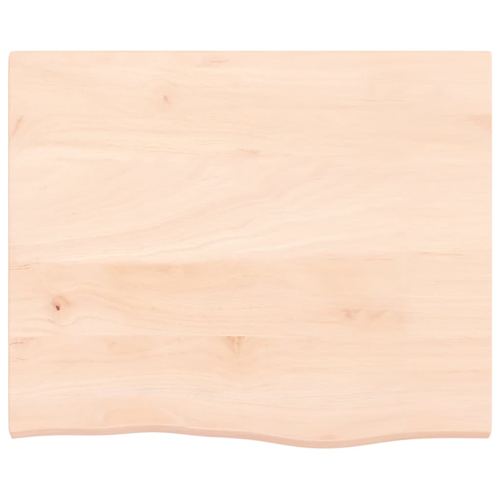vidaXL Blat de baie, 60x50x2 cm, lemn masiv netratat vidaXL Blat de baie, 60x50x2 cm, lemn masiv netratat