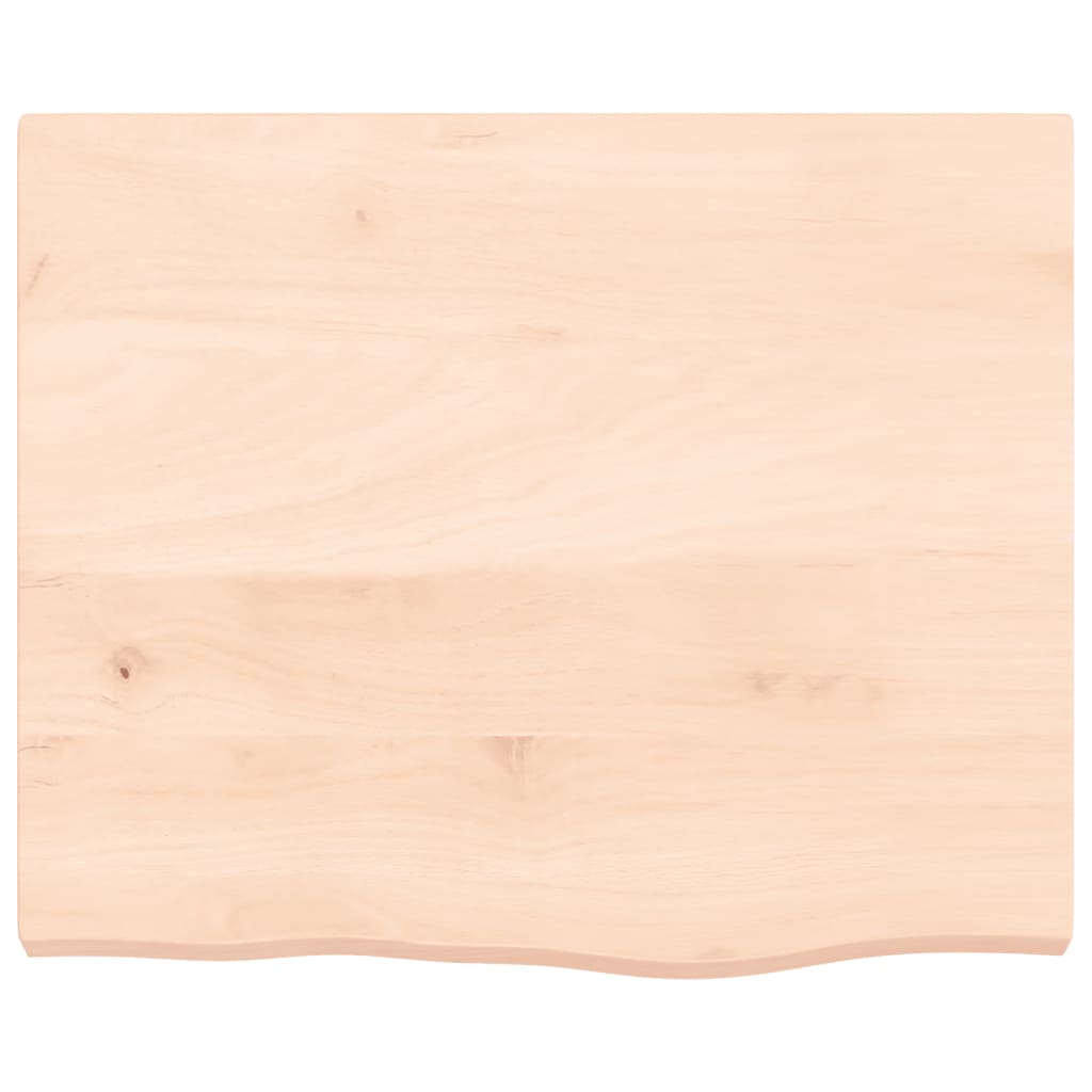 vidaXL Blat de baie, 60x50x(2-4) cm, lemn masiv netratat vidaXL Blat de baie, 60x50x(2-4) cm, lemn masiv netratat