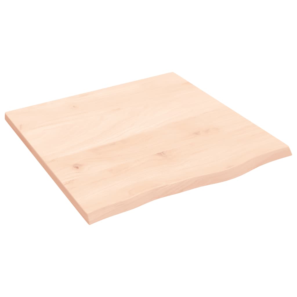 vidaXL Blat de baie, 60x60x2 cm, lemn masiv netratat vidaXL Blat de baie, 60x60x2 cm, lemn masiv netratat
