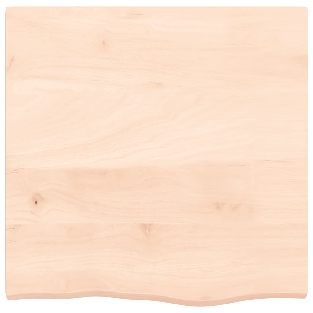vidaXL Blat de baie, 60x60x(2-4) cm, lemn masiv netratat vidaXL Blat de baie, 60x60x(2-4) cm, lemn masiv netratat