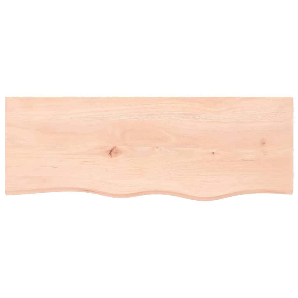 vidaXL Blat de baie, 80x30x2 cm, lemn masiv netratat vidaXL Blat de baie, 80x30x2 cm, lemn masiv netratat